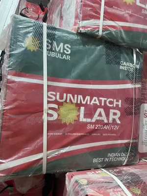 SMS Tubular Battery SM220AH/12V