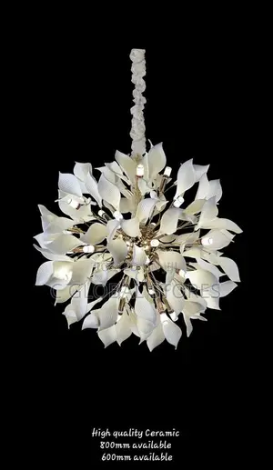 Ceramic White Corona Light
