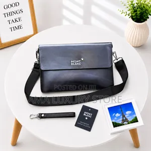 Mont Blanc Luxury Men Crossbody Bag – Stylish, Durable Trendy Design
