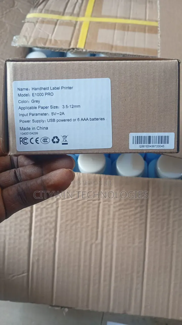 E1000 PRO. Hand Held Label Printer