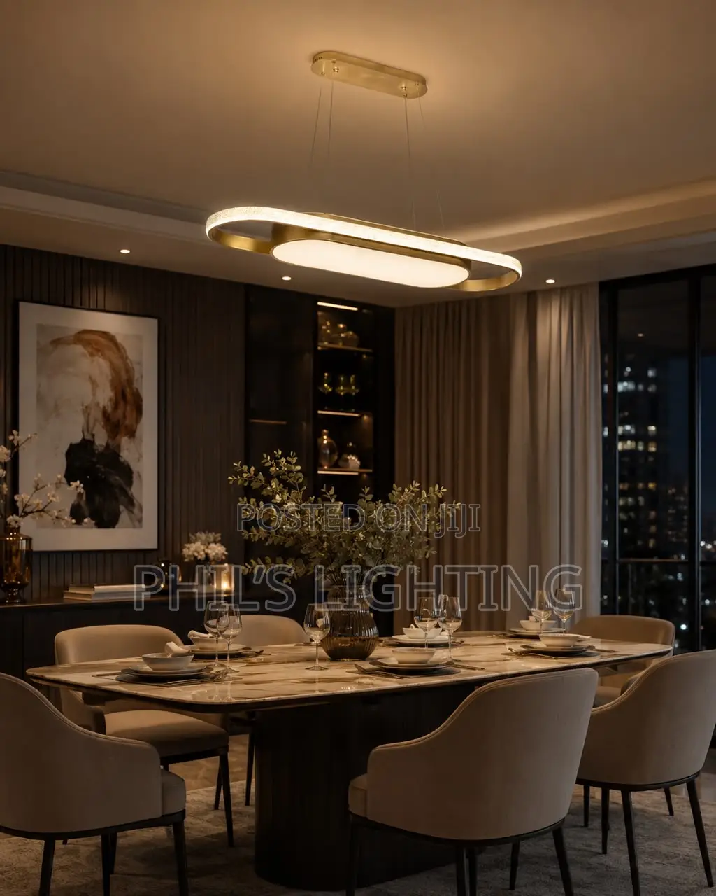 Nordic LED Restaurant Chandelier