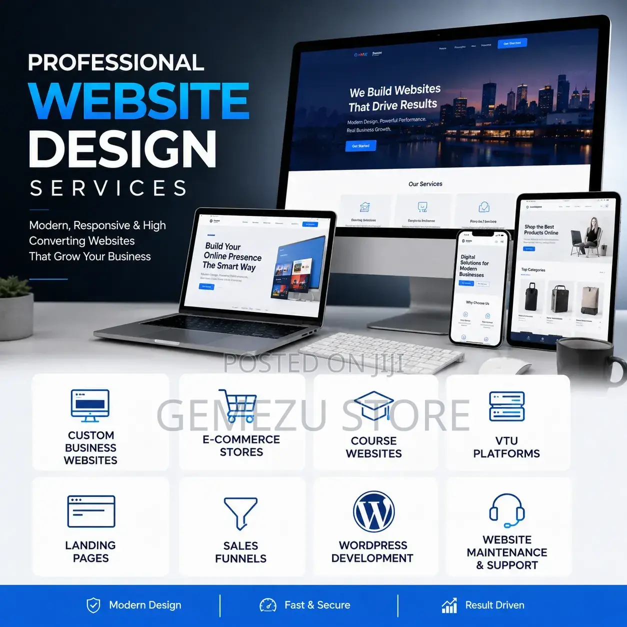 Professional Website Design Services | Business E-Commerce Websites