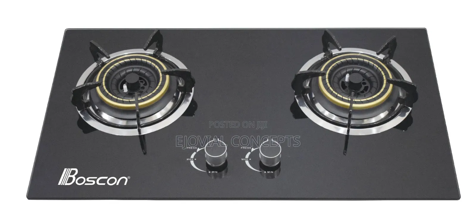 Boscon 3 Burner Tempered Glass Gas Cooker