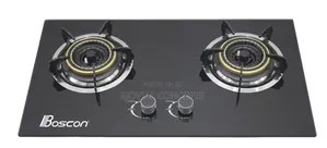 Boscon 3 Burner Tempered Glass Gas Cooker