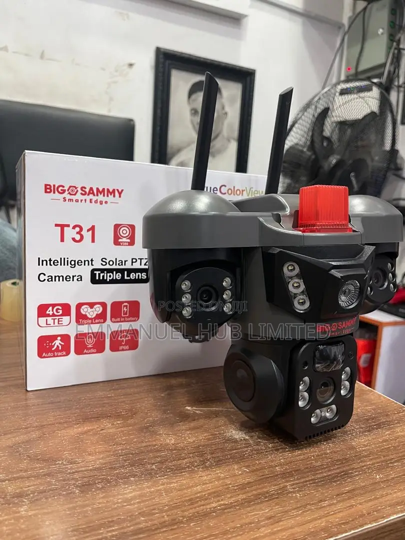 T31 3 Lens PTZ Solar Camera