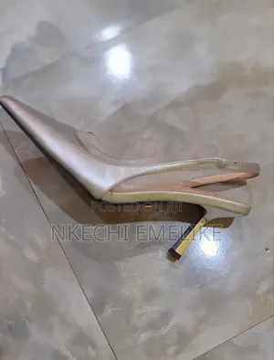 Silver Pointed-Toe Heels