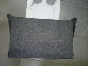 Charcoal Grey Felt Storage Basket With Handles