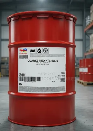 208-Liter Metal Drum of TotalEnergies Quartz Ineo HTC 5w-30 Engine Oil