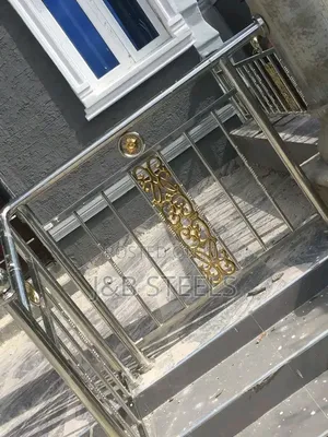 Gold Silver Flower Design