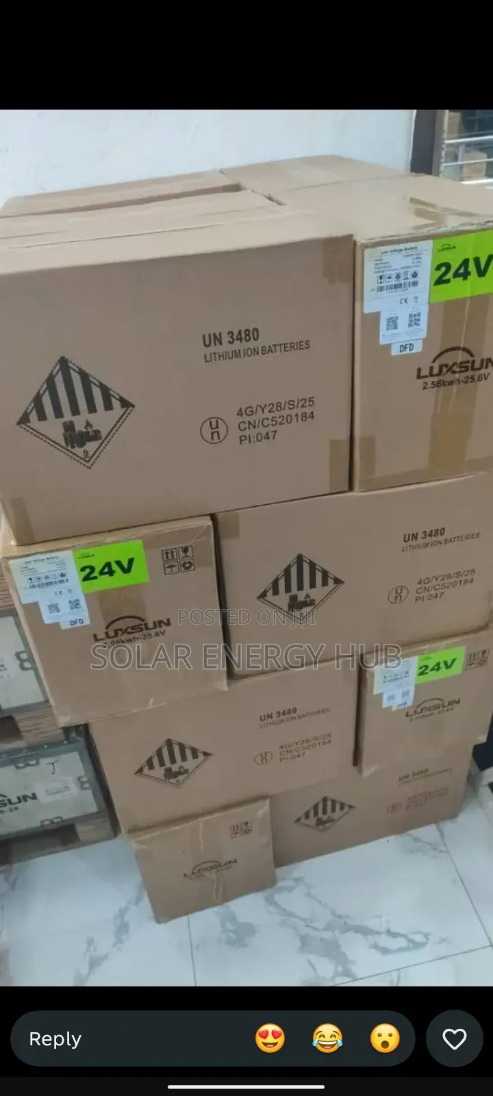 2.5kw/24v Luxsun Lithium Battery