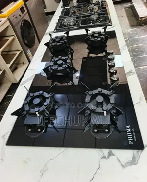 Original PHIIMA German Technology Inbuilt Flips Up 5 Burners Gas HOB