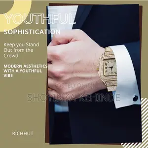 Men’s Diamond Encrusted Watch