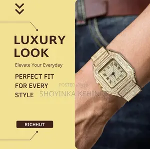 Men’s Diamond Encrusted Watch