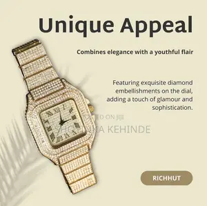 Men’s Diamond Encrusted Watch