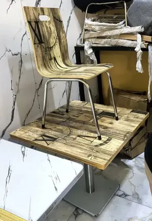 Restaurant Dining Set With 4 Chairs