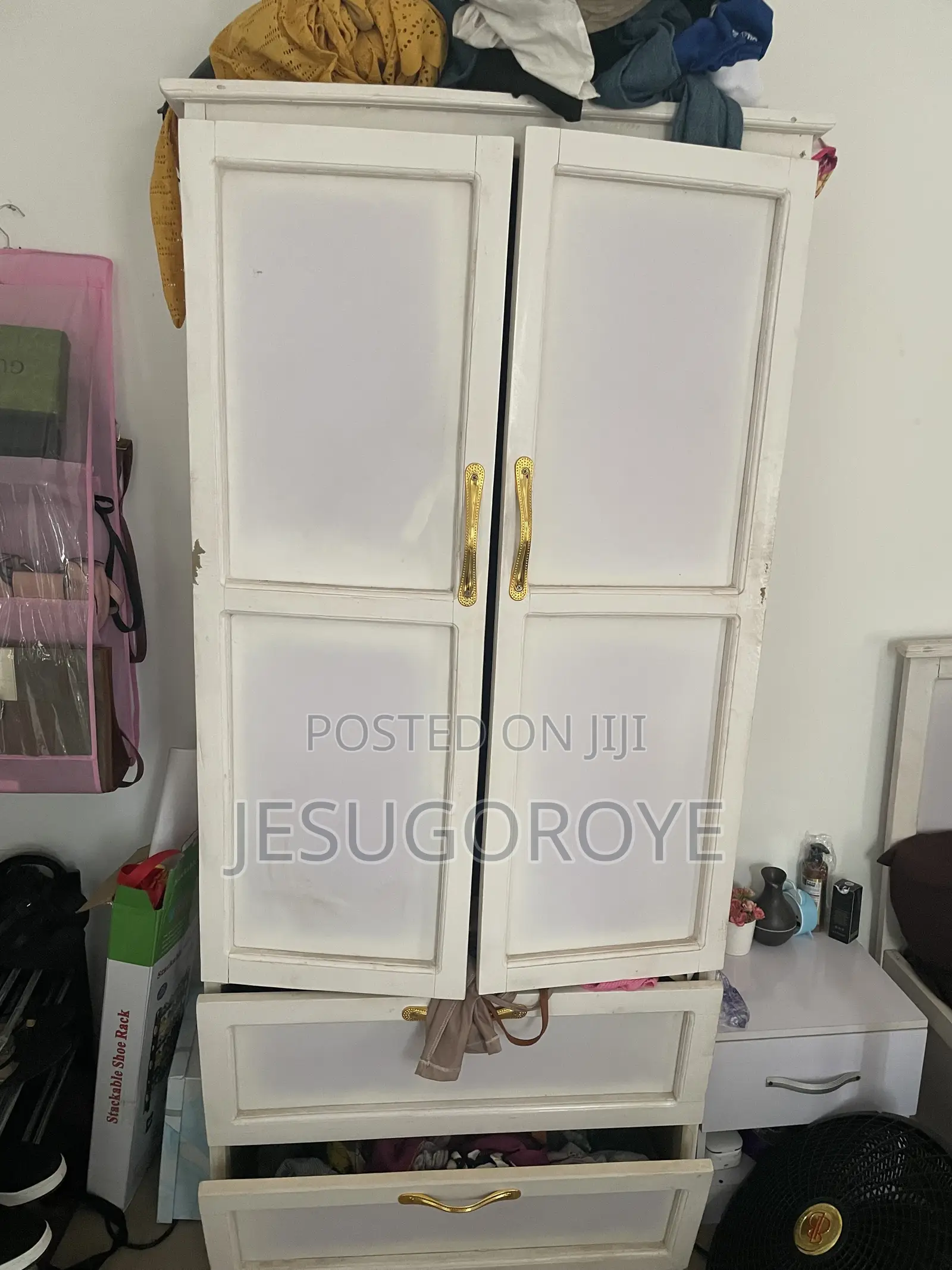 Bed Frame and Wardrobe