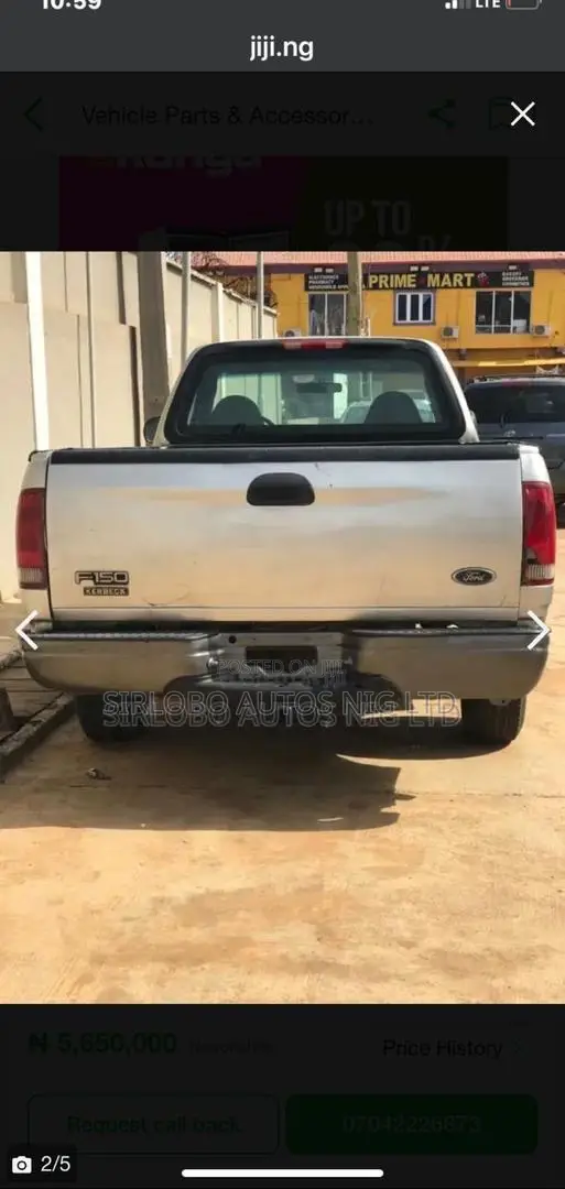 Ford F-150 Automatic 2002 Silver