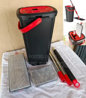 Flat Squeeze Mop and Bucket Set