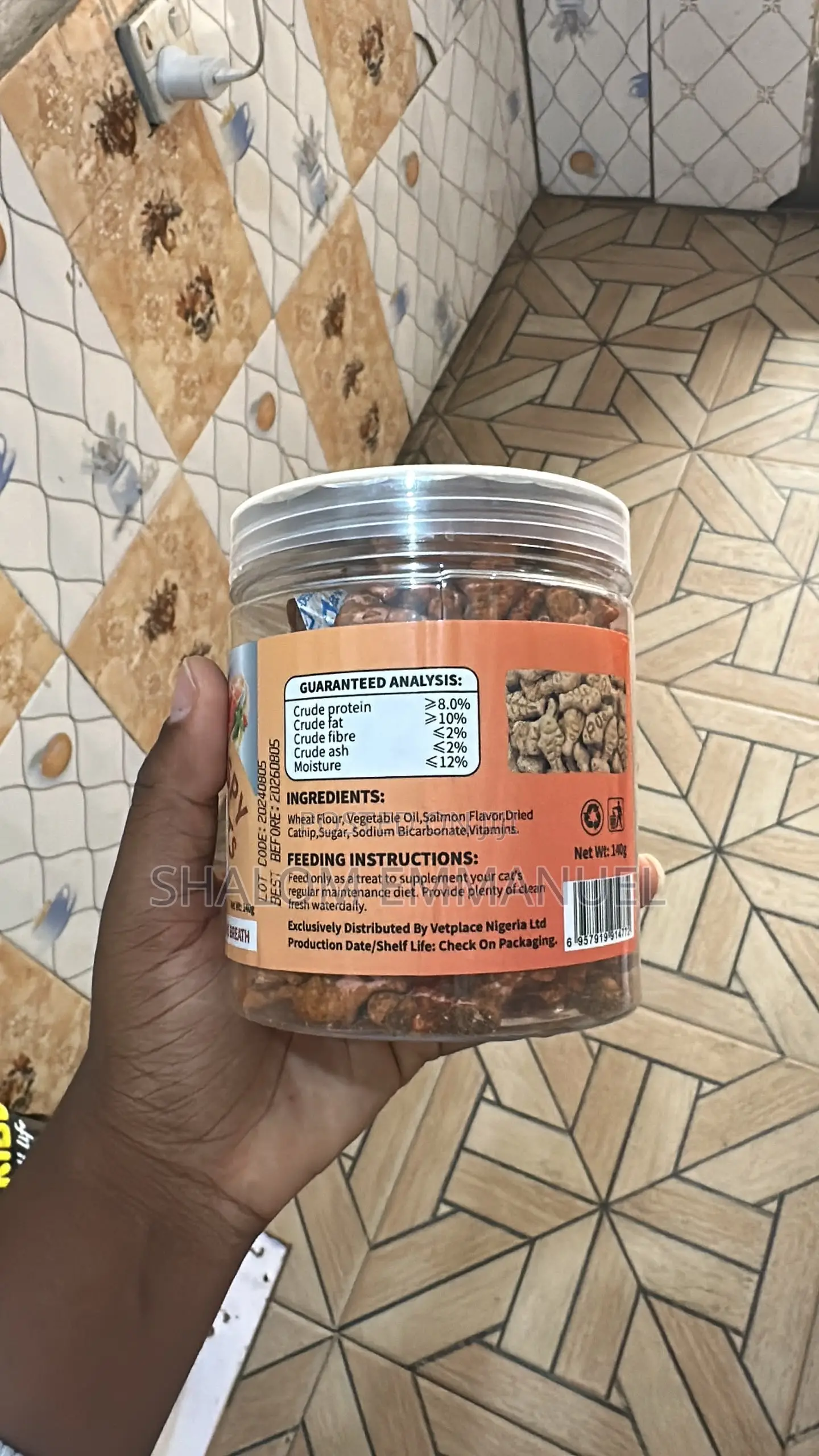 Salmon Crispy Catnip Biscuits for Cats