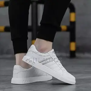 White Leather Sneakers, Super Comfy