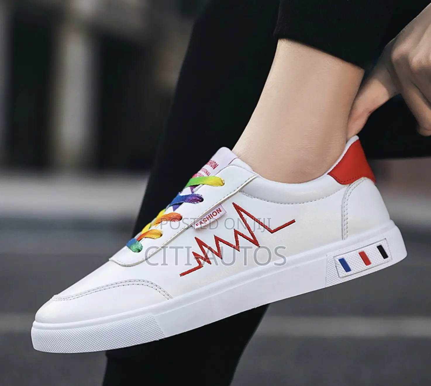 White Leather Sneakers, Super Comfy