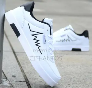 White Leather Sneakers, Super Comfy