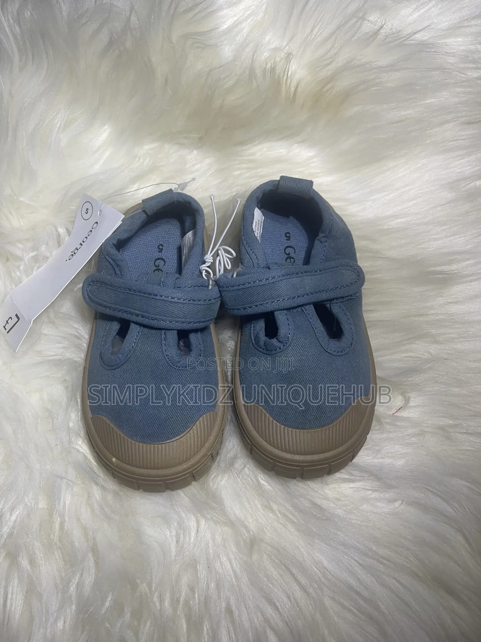 Blue Canvas Shoes