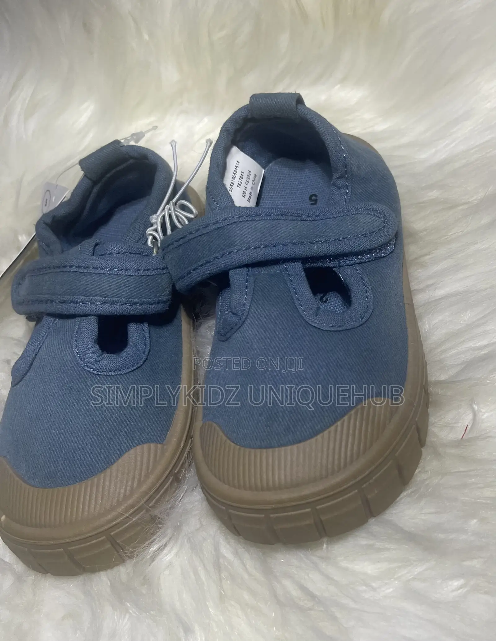 Blue Canvas Shoes