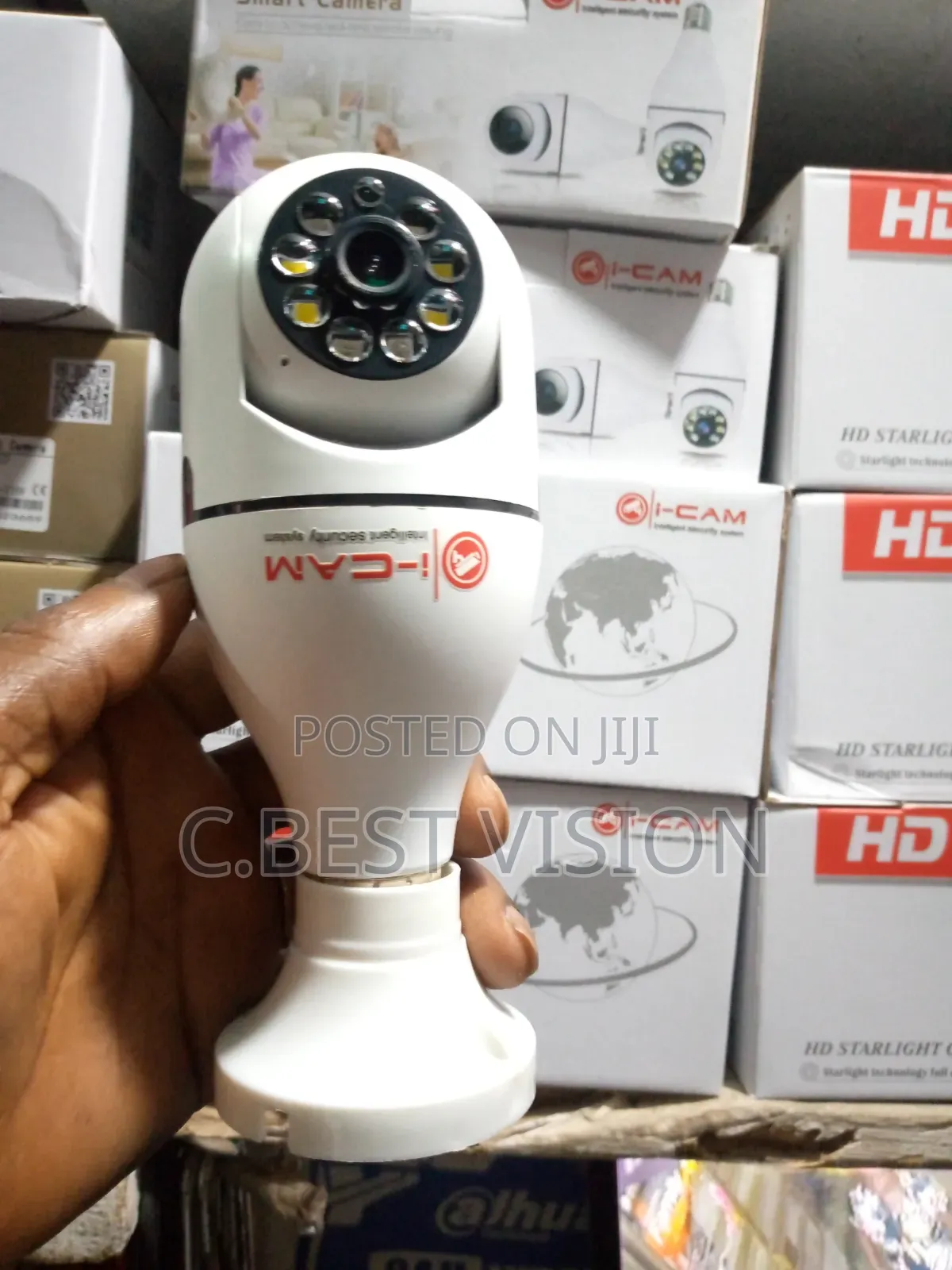 V380 Pro Wifi PTZ Single Lens Bulb Camera