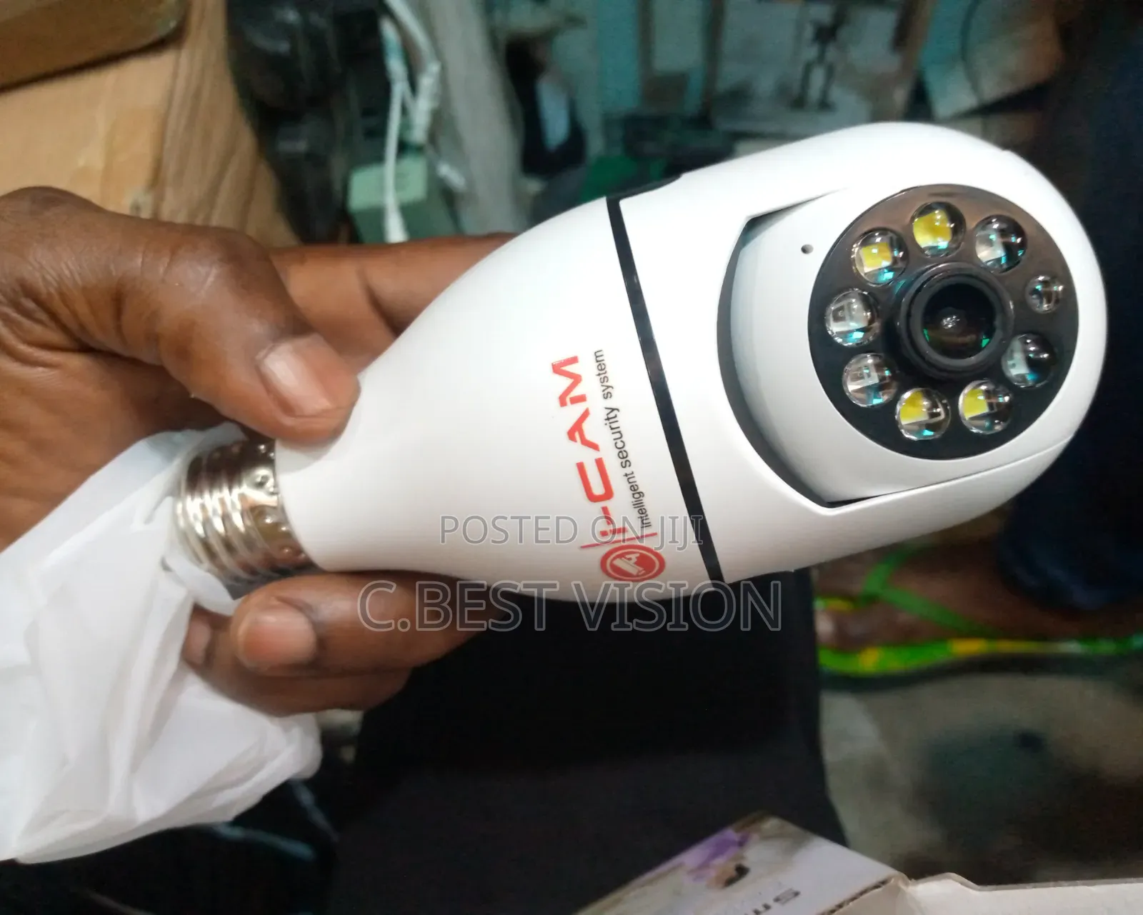 V380 Pro Wifi PTZ Single Lens Bulb Camera