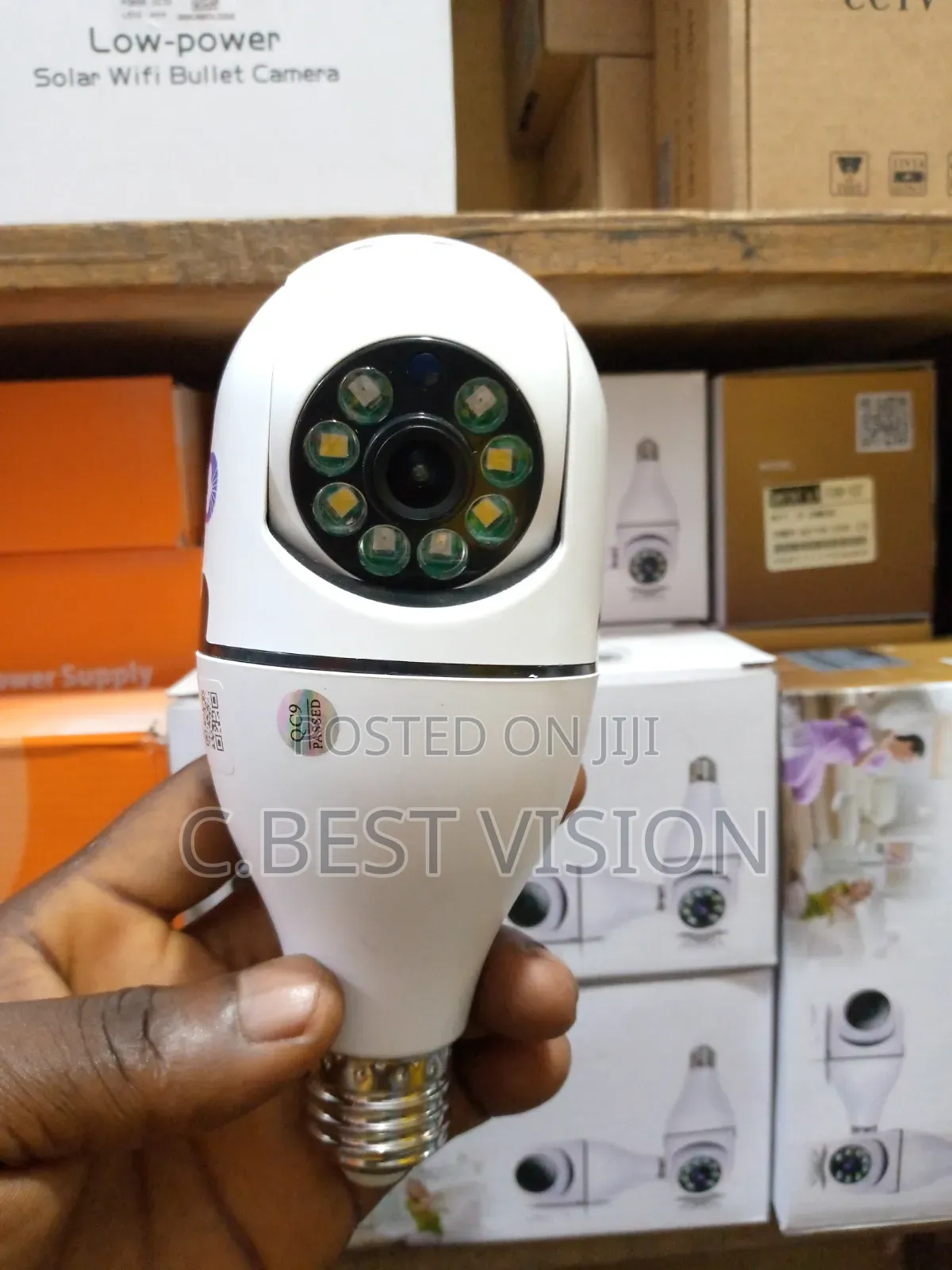 V380 Pro Wifi PTZ Single Lens Bulb Camera