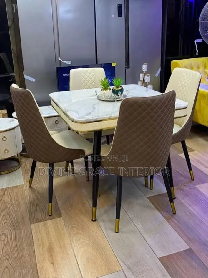 Four Seater Marble Dining Set
