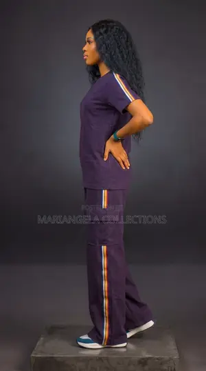 Women's Palazzo Co-Ord Set 2-Piece Office Outfit Casual Matching Set