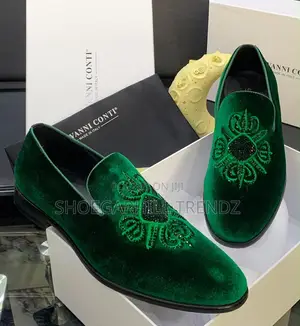 Suede Velvet Embroidered Men's Shoes | Elegant Craftsmanship