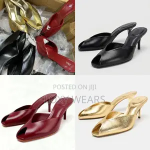 Elegant Open Toe Slippers Shoe