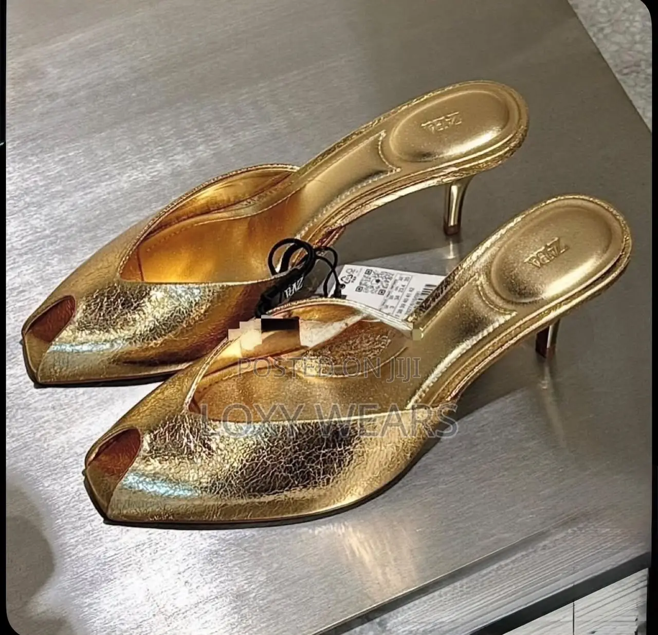Elegant Open Toe Slippers Shoe