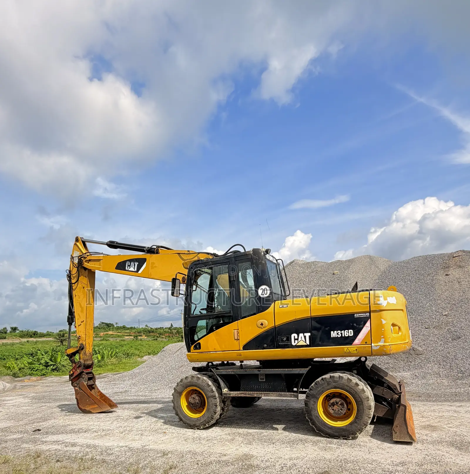 CAT 316D - Wheeled Excavator