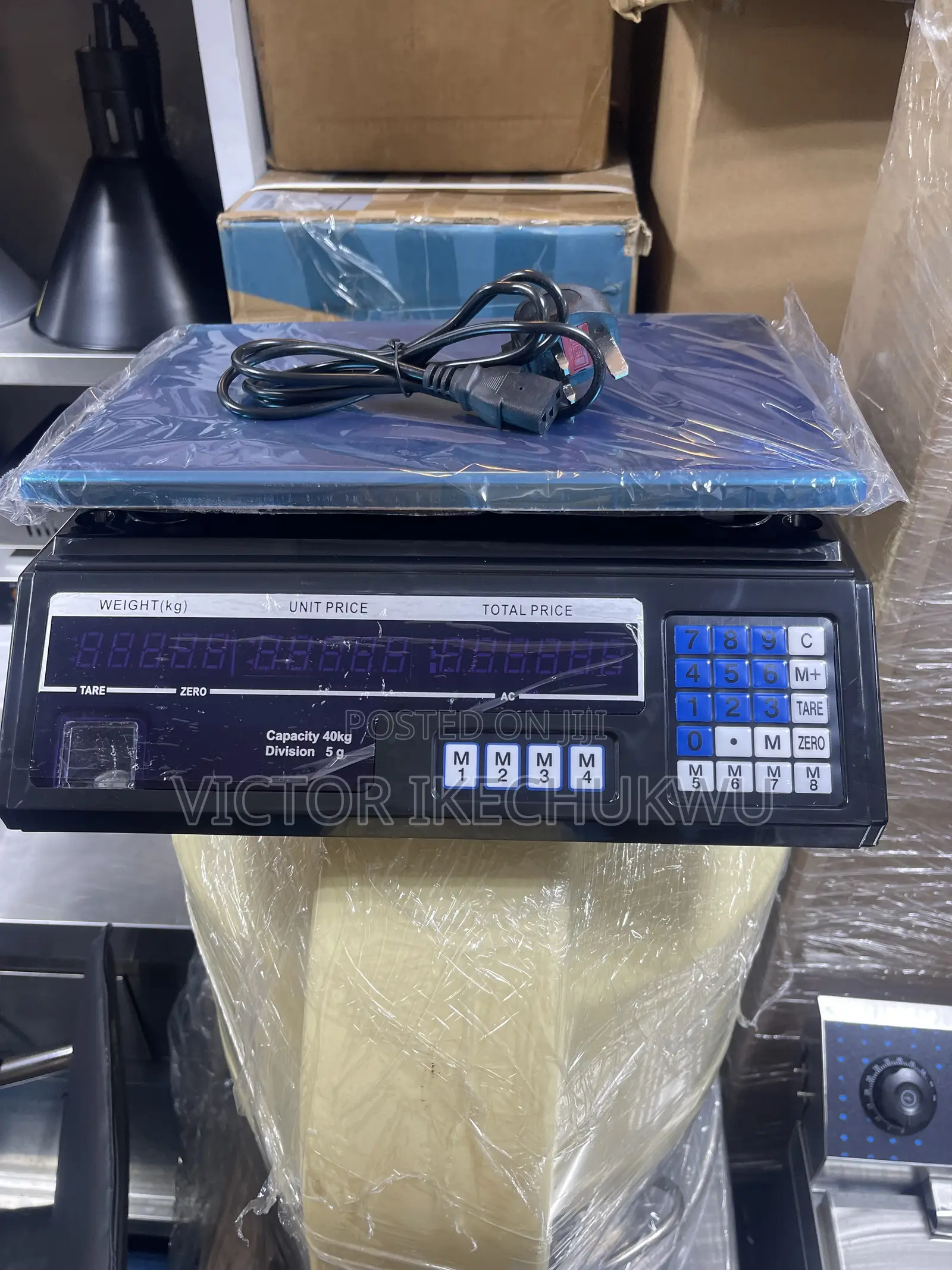 Black Digital Scale Available