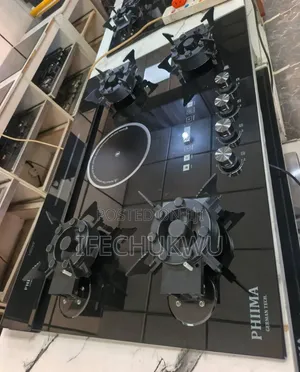 Original Quality PHIIMA Built-in 4+1 Flips Up Gas Electric Cooker.