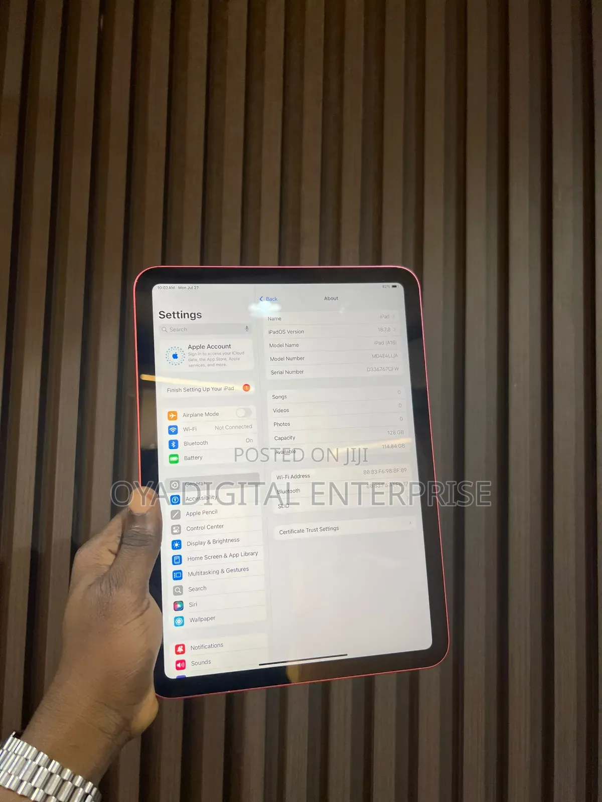 Apple iPad (2025) 128 GB Pink