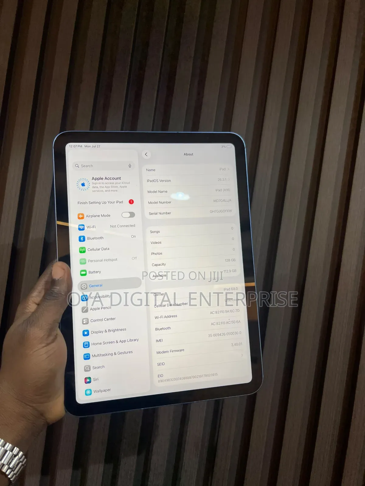 Apple iPad (2025) 128 GB Blue