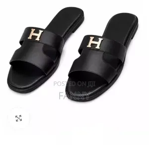 Hermes Leather Slide