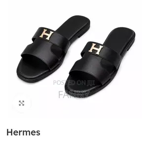 Hermes Leather Slide