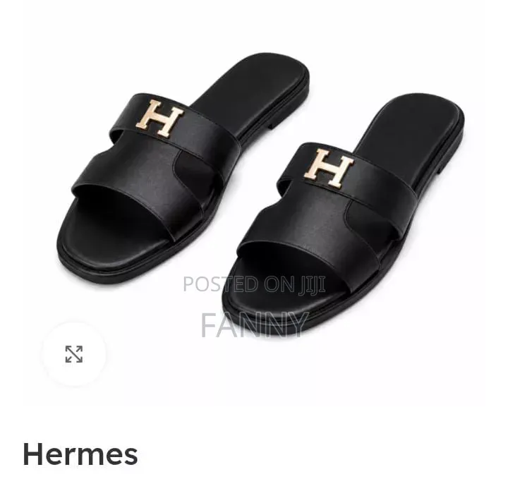 Hermes Leather Slide