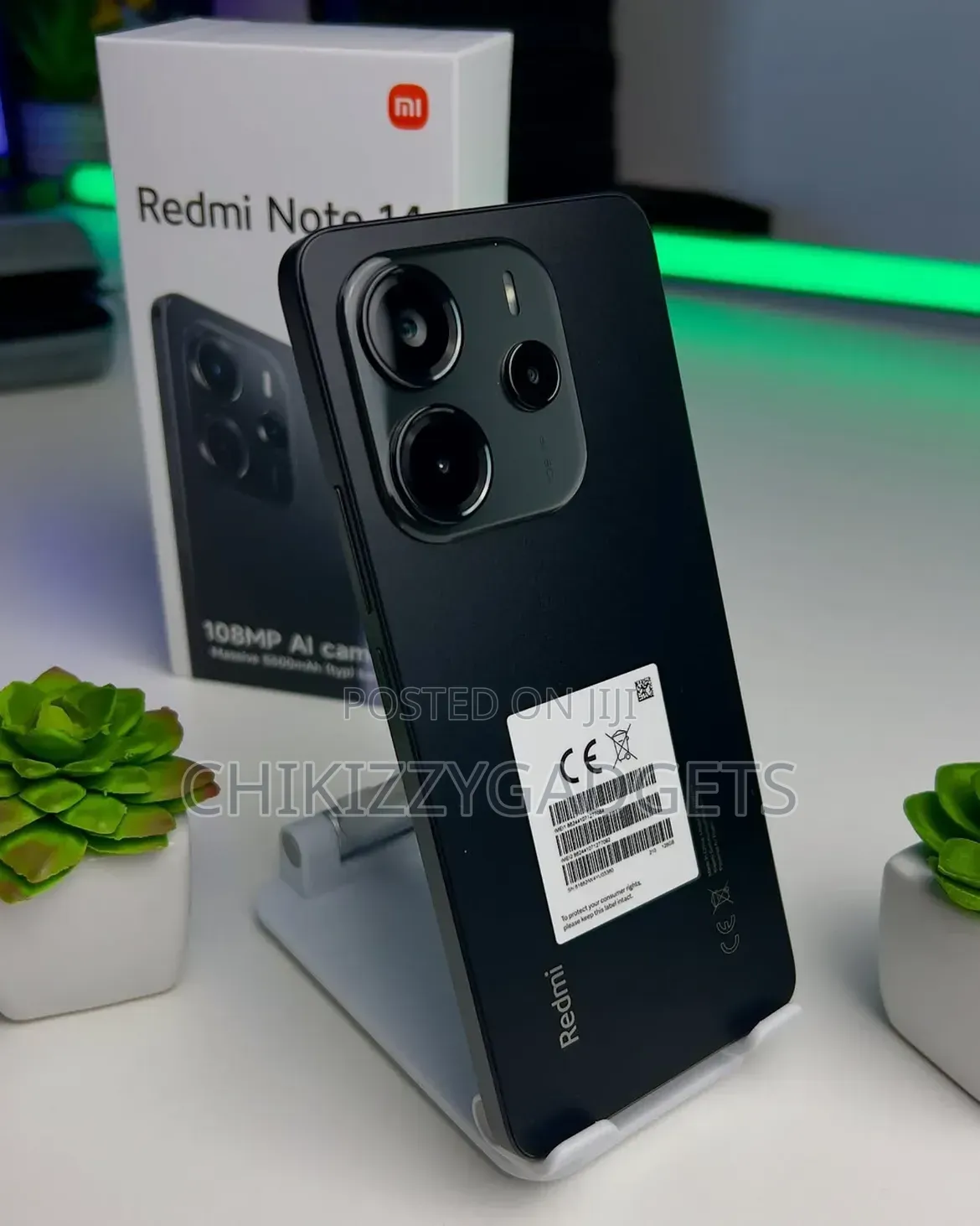 New Xiaomi Redmi Note 14 4G 256 GB Black