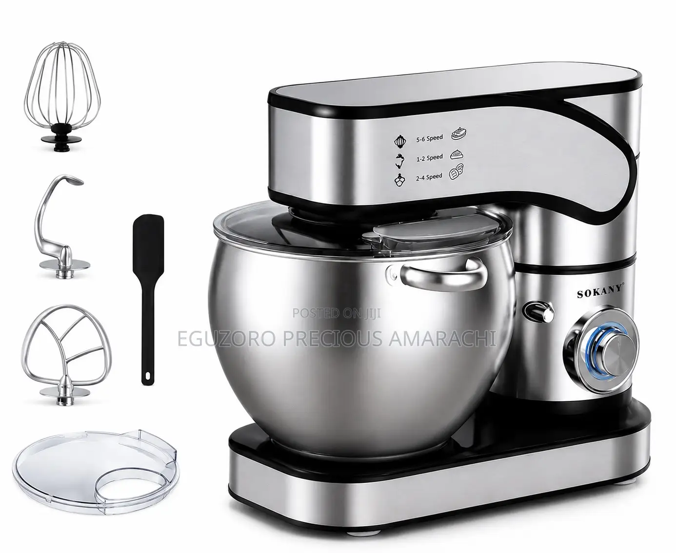 Sokany 12L Kitchen Master Stand Mixer-2000w