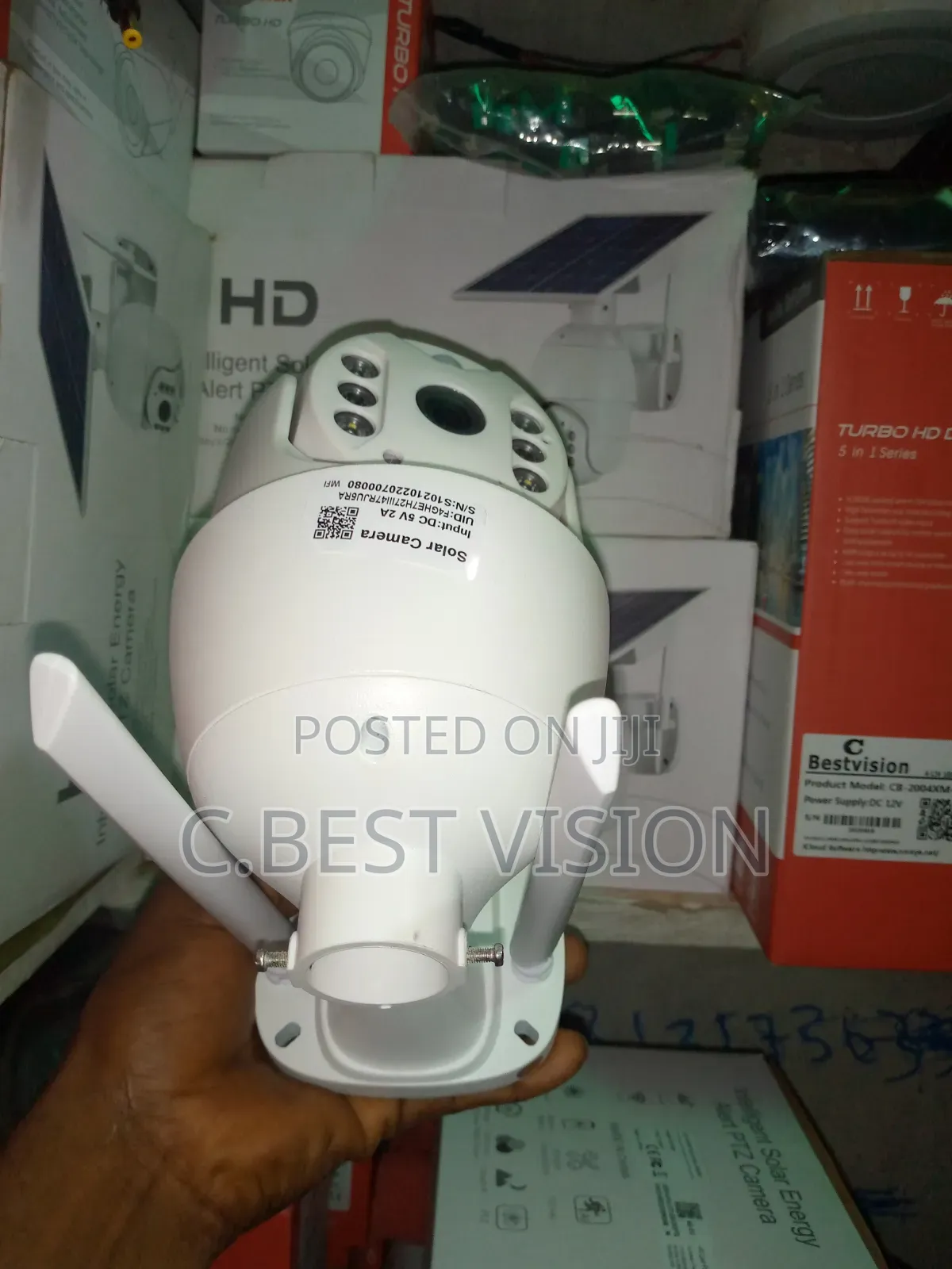 Ubox Security Surveillance 4G PTZ Single Lens Camera.