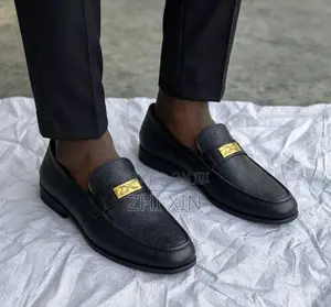 ZHIXIN 961A Men Embossed Loafer Style PVC Casual Shoes Size 40-45