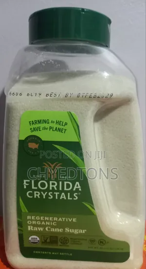 Florida Crystals Regenerative Organic Raw Cane Sugar 3 lbEasy Pour Jug