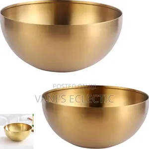 Golden Stainless Steel Bowl